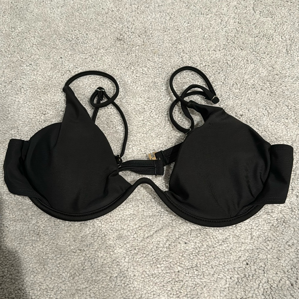 Black bikini top